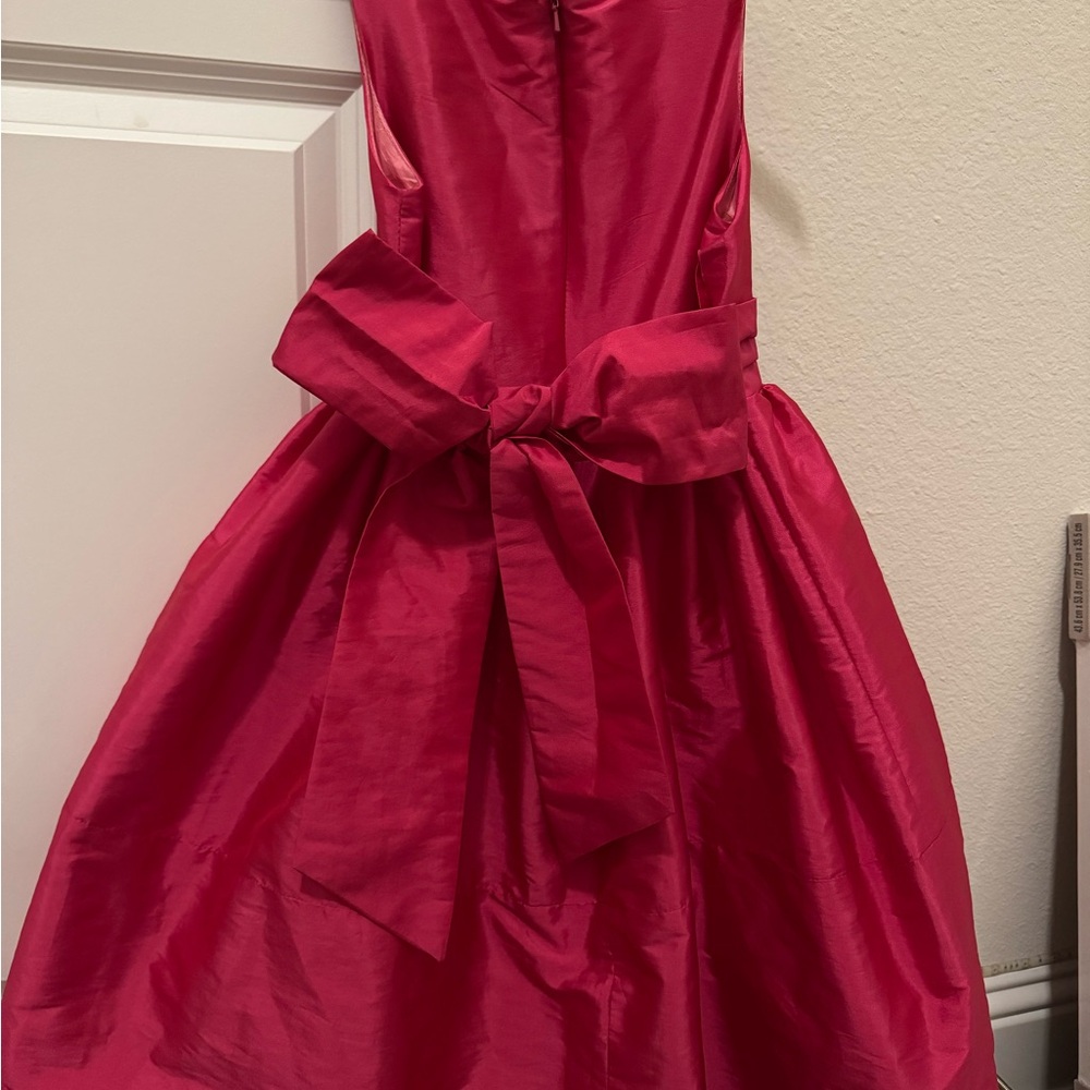 Elegant Red Pink Girls Dress
